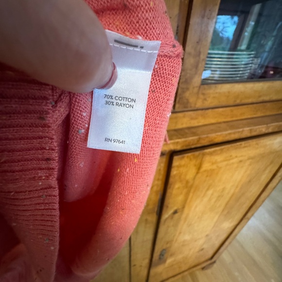 J. Jill Coral Pink Lightweight Tunic Sweater NWT 2X - Picture 3 of 9